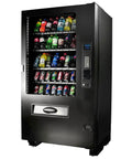 Vending machine filled with soda bottles and cans, featuring High Security Vending Machine Lock And Key Set Keyed Alike 5 Pack Tubular Locks For Coke, Pepsi, And Snack Machines ABuff Durable, Easy To Use Commercial Grade Security For Soda Machines.