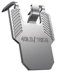 Heavy Duty Drywall Picture Hangers And Claw Hooks, 20 Piece Heavy Hitters, Quick Press Tool Free Install, Solid 40 Lb No Damage Wall Mounts For No Sweat Gallery Setup, steel claw hook detail
