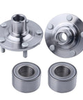 Two Front Wheel Hub Bearing Assemblies For Mazda 3 2005 Through 2013 And Mazda 5 2006 Through 2013 Replacement 510102 OEM Grade