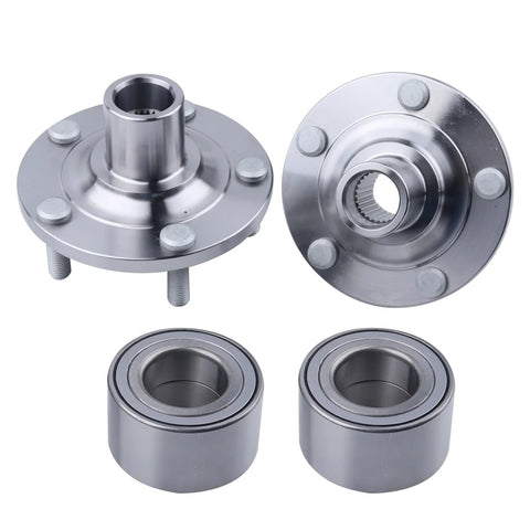 Two Front Wheel Hub Bearing Assemblies For Mazda 3 2005 Through 2013 And Mazda 5 2006 Through 2013 Replacement 510102 OEM Grade
