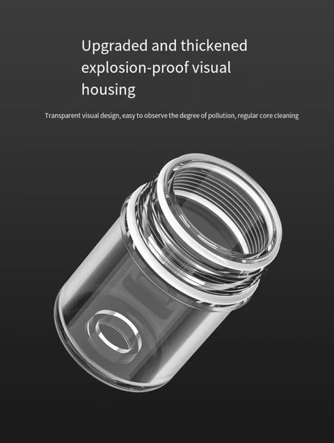 Explosion-proof visual housing for Reusable Brass Sediment Filter 40 Micron Water Filter For Washing Machines Garden RVs and Heaters
