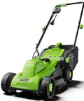 13 Inch Electric Lawn Mower With 1300W Corded Power Lightweight And Compact Gate Friendly For Small To Medium Yards Easy Push No Battery Hassle Just Plug In And Go