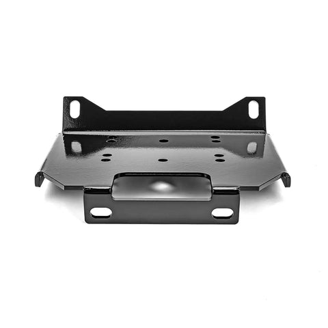 Heavy Duty Winch Mount Plate Bracket Kit For Polaris RZR 900 1000 XP Turbo And General 1000 EPS 2014 2019, front view