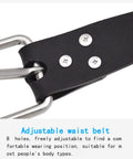 Close-up of Diving Weight Belt With Quick Release Stainless Steel Buckle For Free Diving And Spearfishing, black rubber material