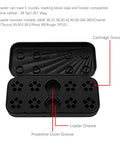 Five Shot Revolver Speed Loader For 38 Special And 357 Magnum Quick Reload Block Fits Smith And Wesson Models Open View