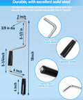 Heavy Duty Winch Strap Winder For Flatbed Trailers And Truck Trailers Solid Steel Roll Up Hand Roller with ergonomic features
