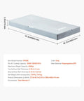 Sturdy Outdoor Mini Split Pad for 9000 to 36000 BTU ductless AC, dimensions 38x18x3 inches, lightweight polypropylene, corrosion resistant