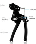 All Metal Zip Tie Gun With Cutter For Quick Cable Tie Tensioning One Handed Operation No Fuss Heavy Duty Tool For Tightening