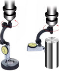 8mm Dial Indicator Holder And Centering Stand For Machinists Half Round Test Dial Indicator Support For Pro Grade Precision Measurement In Workshop High Quality Alignment Tool For Machining Setup, steel body