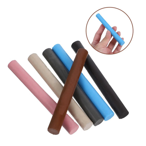 Six Pack Wood Repair Wax Filler Sticks For Quick DIY Scratch And Hole Fix On Furniture Tables Doors And Laminate Floors
