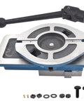 Beefy 6 Inch Heavy Duty Milling Vise With 360 Degree Swivel Base And High Precision Clamping For Metalworking, Locking Bench Vise, 6.3 Inch Jaw Width, 1.75 Inch Jaw Height, 5.79 Inch Overall Height. swivel base with handle and mounting hardware