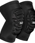 All Day Comfort Lightweight Padded Knee Sleeves With Breathable Mesh Back Contoured EVA Knee Pads Black Size L XL