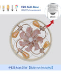 Yunstore mathishome Fabric-Style Bladeless Ceiling Fan with Remote Control (Bulb Not Included) featuring E26 bulb base.