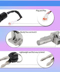 Plug And Play Ignition Switch Lock Key Set Kit For Motorcycles And Electric Bikes components close-up