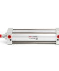 Standard Pneumatic Air Cylinder 63 mm Bore 200 mm Stroke Double Acting With NPT Three Eighth Port Aluminum Body 14 To 130 Psi