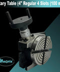 4 Slot T Base Rotary Table For Milling Machines With 4 Inch Diameter 100 Mm Built Like A Tank Horizontal And Vertical Mounting
