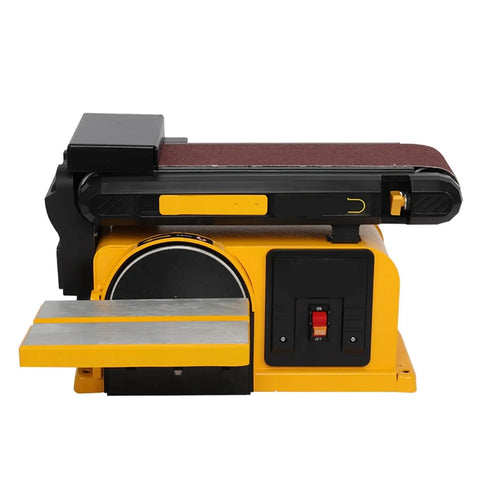 Zero Hassle Heavy Duty Two In One Combo Belt Disc Sander Kit For Wood Metal And Plastic Polishing with dual sanding stations.