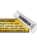 Rev Max HD Drive Axle Wheel Seal For Heavy Duty Applications Fits 3930273 380003A 47691 tube and application instruction panel