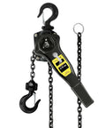 Manual Lever Hoist Come Along Three Quarters Ton Capacity 1650 Lbs, Ten Ft Lift, two heavy-duty hooks, commercial grade steel