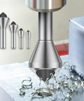 4 Piece Deburring Drill Bit Set Knocks Out Burrs Smooth With These Hella Precise 90 Degree Countersink Bits For Metal Wood Plastic Projects.