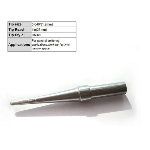 Replacement Soldering Tips Pack For Weller Soldering Stations Including WES51 WESD51 WE1010NA WCC100 PES51 EC1201A ET Tip Set