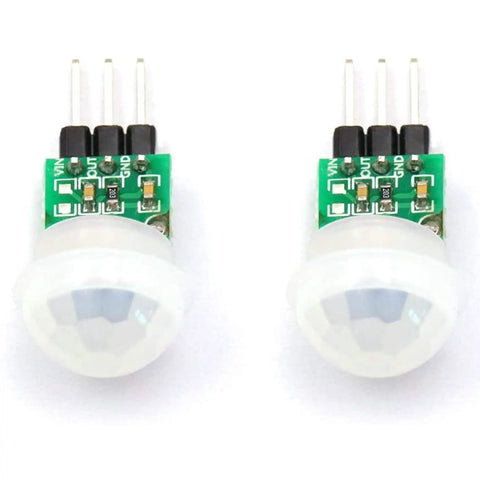 Five Pack PIR Motion Sensor Module With Pyroelectric Infrared Tech Top Notch Sensitivity Passive IR Sensor For Automatic Lighting And Home Security Ideal For Smart Home Projects And Easy Indoor Detection, two AM312 modules