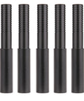 Golf Club Shaft Extensions For Graphite And Steel Shafts Six Size Options black plastic set of five