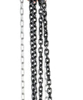 Heavy-Duty Hand Chain Hoist With Hook Mount, One-Half Ton Capacity, 15 Ft Lift, 11 In Headroom, Stamped Steel Housing