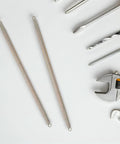 Automatic Door Closer Springs Set For Drawers And Garden Gates shown with tools on a white background