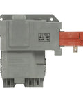 Front view of Washer Door Lock Assembly OEM Replacement Part 131763256 Replaces 131763255 for front load washers.
