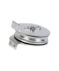 Beefy 2 Inch Sheave Fixed Flange Cable Pulley Block in zinc-plated steel for tough lifts, 480 lbs working load, side view.