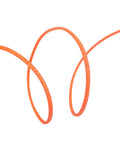 Curved view of GM Climbing Throw Line 2.2mm 180ft Orange UHMWPE Cord, 1000lb Strength