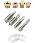 Oil Pan Thread Repair Kit 64 Piece Set For Cars And Trucks Sump Gearbox Drain Tool Kit With M13 M15 M17 M20 Threads