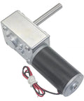Heavy Duty DC Worm Gear Motor With Kickass 70Kg Cm Torque And Built Tough Metal Gears For Solid 12V Or 24V Power Featuring A Self Locking 51Mm D Shaft.