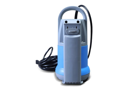 0.5 HP Submersible Clean Water Sump Pump With Auto On Off No Float Switch Needed Hands Free Water Removal 1800 GPH 26 Foot Head Thermal Protector Portable Handle Ideal For Basement Drains Rainwater And General Water Transfer front view