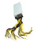 Heavy Duty 3600W Mining Power Supply For Multi GPU Rigs And Industrial Miners 180 To 265V Switching PSU With Metal Housing Quiet Operation Built Tough For Stable Power And Safety, metal case with yellow-black cables