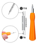 Must Have Replacement Doorbell Screwdriver And USB Charging Cable Kit For Video Doorbell Series 1 2 3 Pro Elite, orange handle
