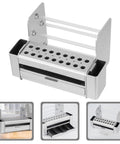 Beefy Portable Tool Organizer With Roomy Sliding Drawer For Screwdrivers And Tweezers - Silver desktop storage with slide tray