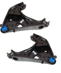 Front Lower Torsion Bar Control Arm Ball Joints Pair For Ford Ranger, black metal construction, direct bolt-on design.
