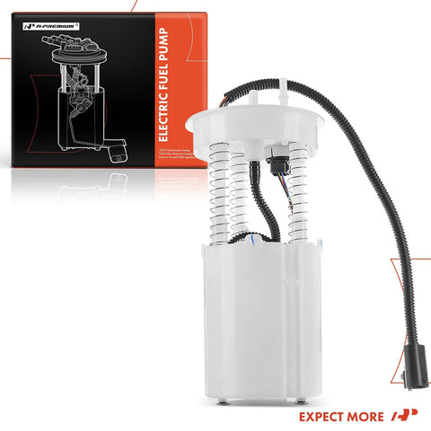 Direct Fit Electric Fuel Pump Module Assembly With Sending Unit For Jeep Grand Cherokee 1993 1994 And Grand Wagoneer 1993 4.0L 5.2L Gas Engines Replace 402P7055M, showing module and packaging