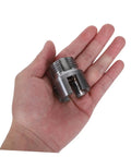 Heavy-Duty 3PC Pipe Threader Tool Kit For Plastic And Metal Water Pipes Steel construction hand-held tool for precise thread cutting.