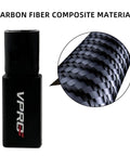 Composite Hockey Stick Extension End Plug 4 Inch To 2 Inch For Adult And Youth Senior And Junior Carbon Fiber Lightweight Replacement Plug in black with texture detail