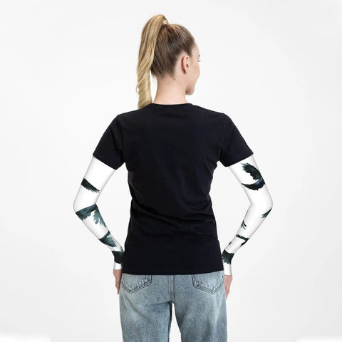 Cooling Ice Silk Arm Sleeves Feature Dope Auto Mechanic Prints For Reliable Sun Shielding During Yard Work Or Jogging Unisex Stretchy Build Ensures Snug Fit Plus Lasting Comfy Wear On Hot Summer Days