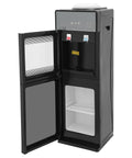 Top Loading Water Cooler Dispenser with Hot and Cold Water, removable drip tray, LED indicators, bottom storage, 5 gallon bottles