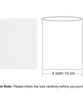 5x7 Inch Shrink Wrap Bags 200 Pcs Pack For Crafting Gift Wrapping And Food Prep Clear Bags You Can Cut To Fit And Seal With A Heat Gun High Shrinkage For Scratch Protection And Tight Compact Packs. clear PVC 5 x 7 inch size diagram