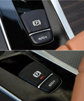 Upgraded Electric Parking Brake Switch Replacement For Bmw 5 Series G30 G31 G38 2017 To 2023 showing button details and finish.