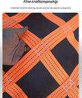 Heavy Duty Reusable Cargo Net With Reinforced Straps For Safe Hoisting And Transport 3 Ton Capacity 240 By 240 Cm Grid 15 Cm Mesh