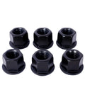 Six tool steel T-nuts for 58 Piece T-Slot Clamping Kit For Milling Machines With Cleaner And Wrench Machinist Set For 9/16 Inch Table Slots