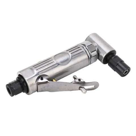 Heavy Duty Pneumatic Right Angle Die Grinder With Adjustable Speed Up To 20000 Rpm Zinc Alloy Body used for precision grinding in tight spaces.