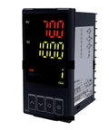 Thermostat Temperature Sensor For Home And Industrial Equipment Built To Last No Fuss Install Precise Temperature Control Wide Range Of Applications Reliable Performance For Appliances And Machinery Silver Finish, black digital display unit